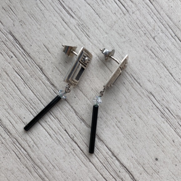 Sterling silver earrings - Picture 5 of 6